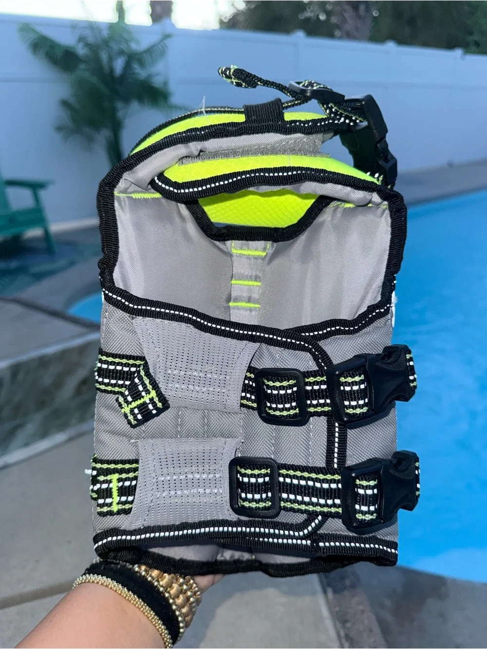 Arcadia Neon Yellow XS Dog Life Jacket